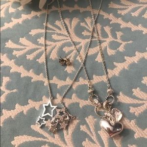 Assorted Silver Crystal Jewelry Set